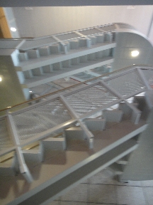 Two one-story staircases